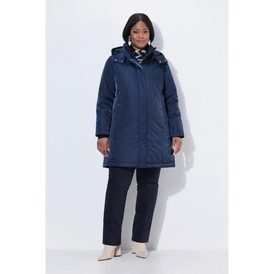 Ulla Popken HYPRAR Sympatex wasserdichte Jacke mit Zipptaschen Kapuze  