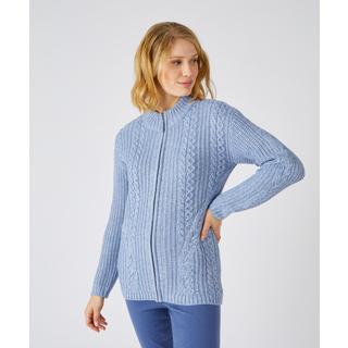 Damart  Cardigan maille perlée torsadé Thermolactyl 