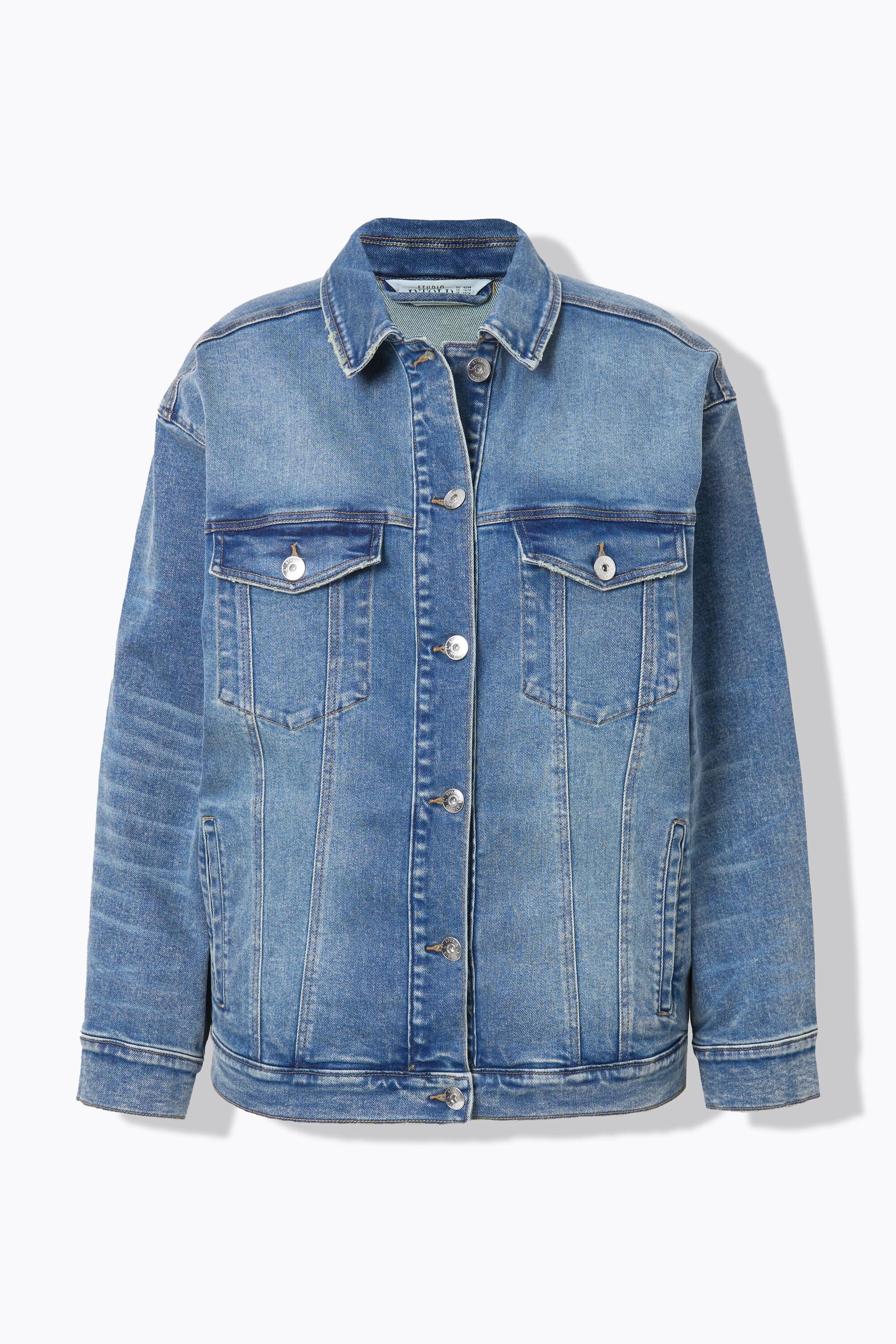Studio Untold Giacca di jeans oversize lavaggio chiaro  