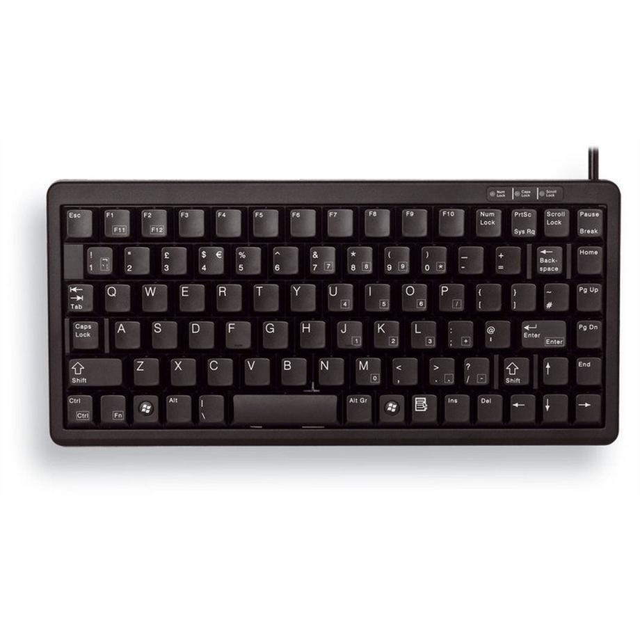 Cherry  Slim Line USB/PS2 schwarz (83 Keys) - DE 
