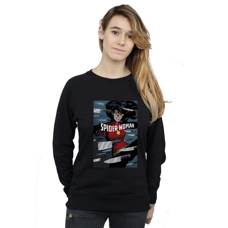 MARVEL Spider-Woman Knives Sweatshirt  