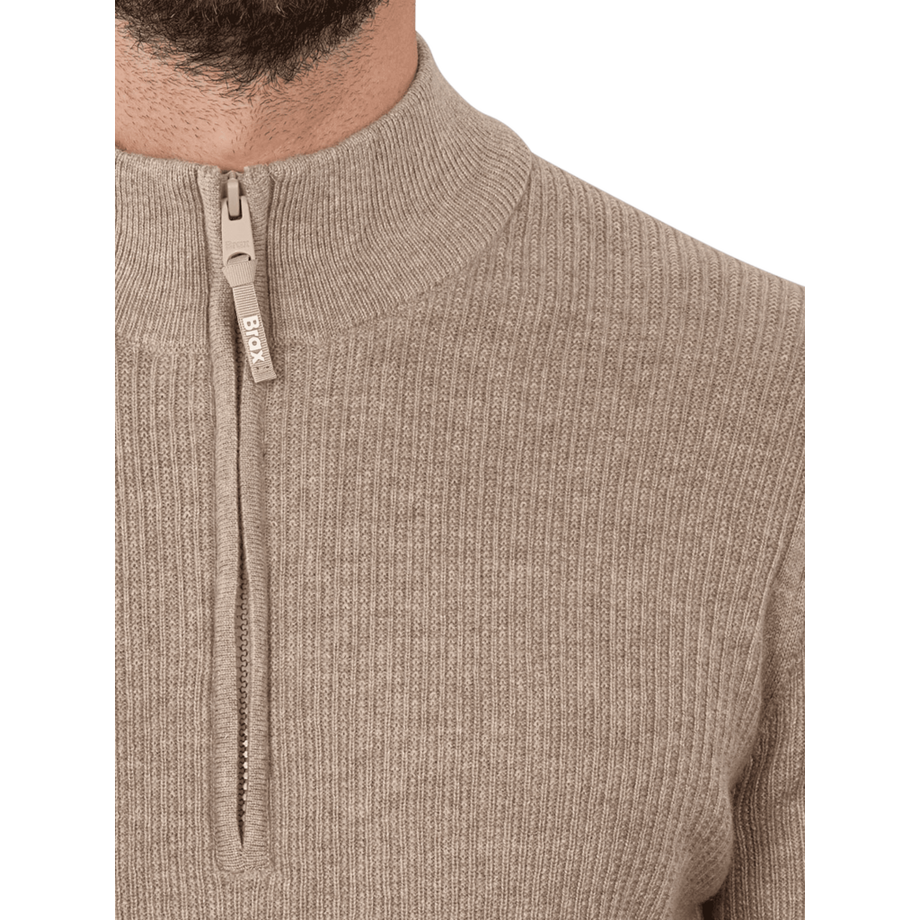 BRAX Steffen Cashmere Halbzipfelpullover  