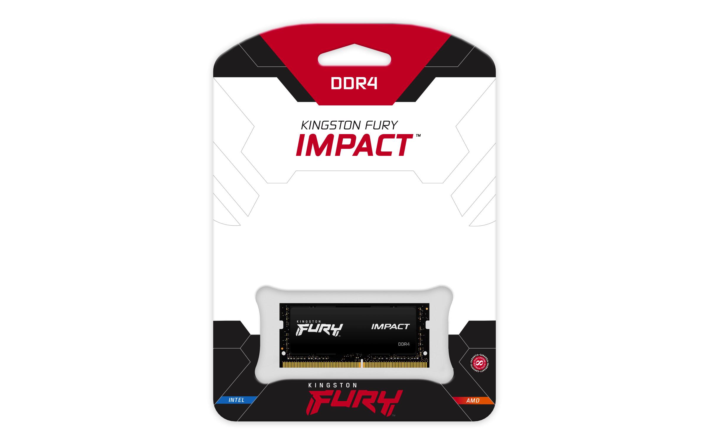 Kingston  FURY Impact (1 x 32GB, DDR4-3200, SO-DIMM 260 pin) 