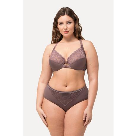 Ulla Popken  Soutien-gorge à armatures, dentelle et double fermeture - bonnet C-D 