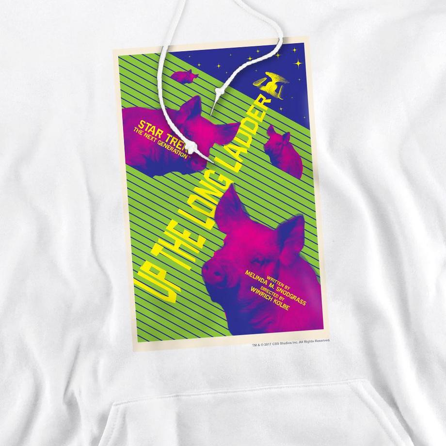 Star Trek The Next Generation Season 2 Episode 18 Felpa con Cappuccio  