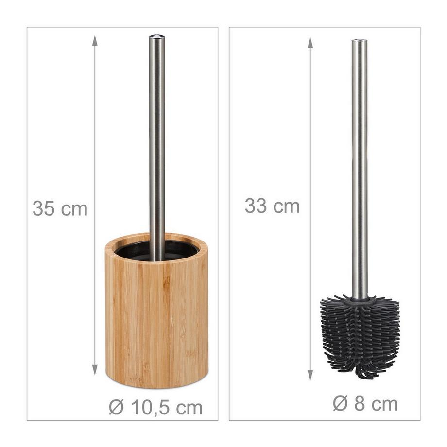 B2X  Brosse de toilette en silicone 