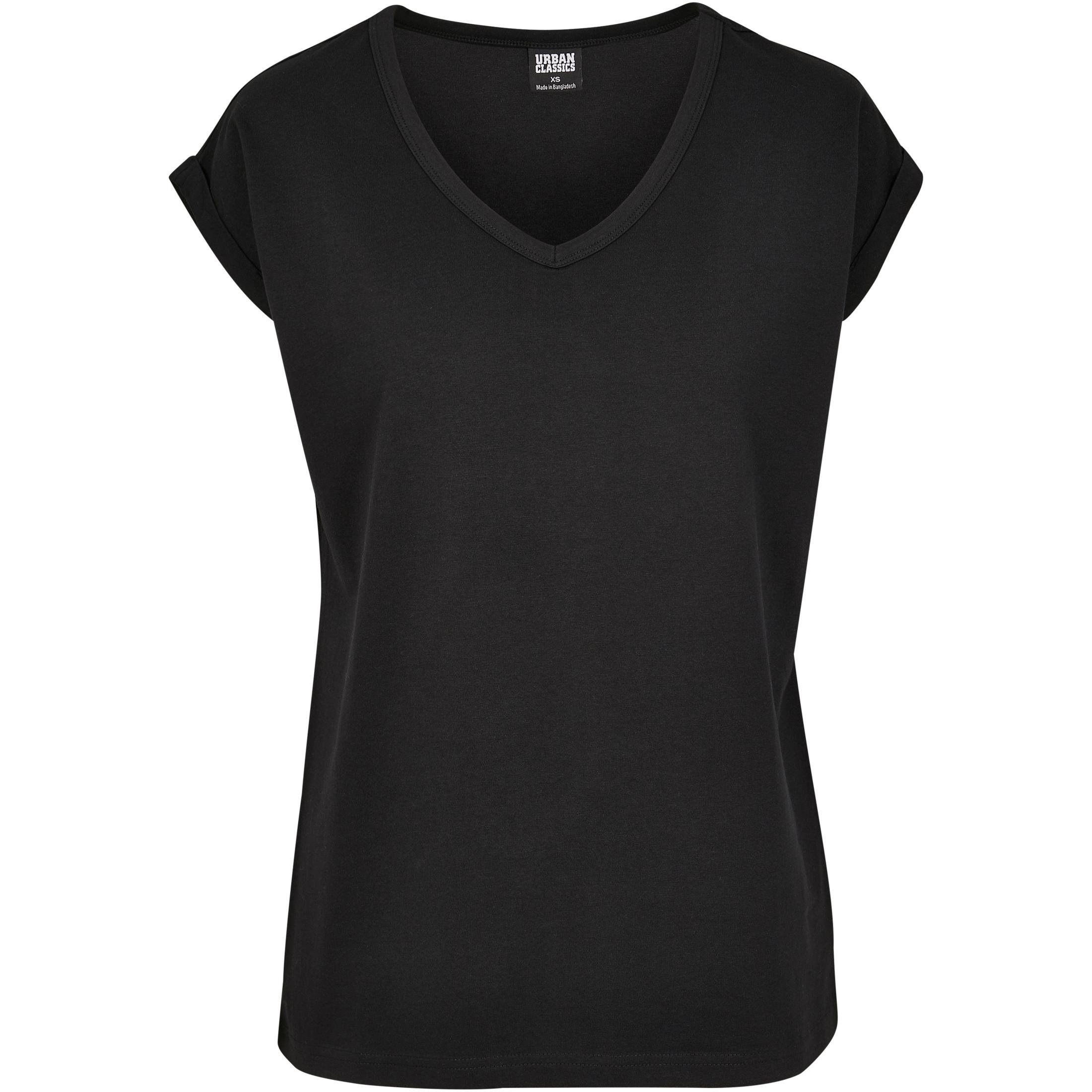 URBAN CLASSICS  t-shirt urban classic round v-neck extended 