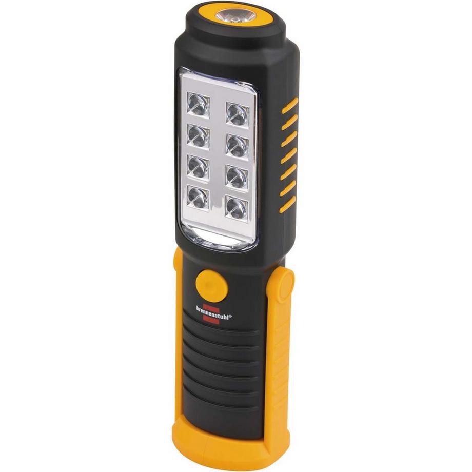 Nedis  Tragbare LED-Inspektionsleuchte mit 8 + 1 hellen SMD-LEDs (batteriebetrieben, Brenndauer max. 10 Stunden, drehbarer Haken, Magnet). 
