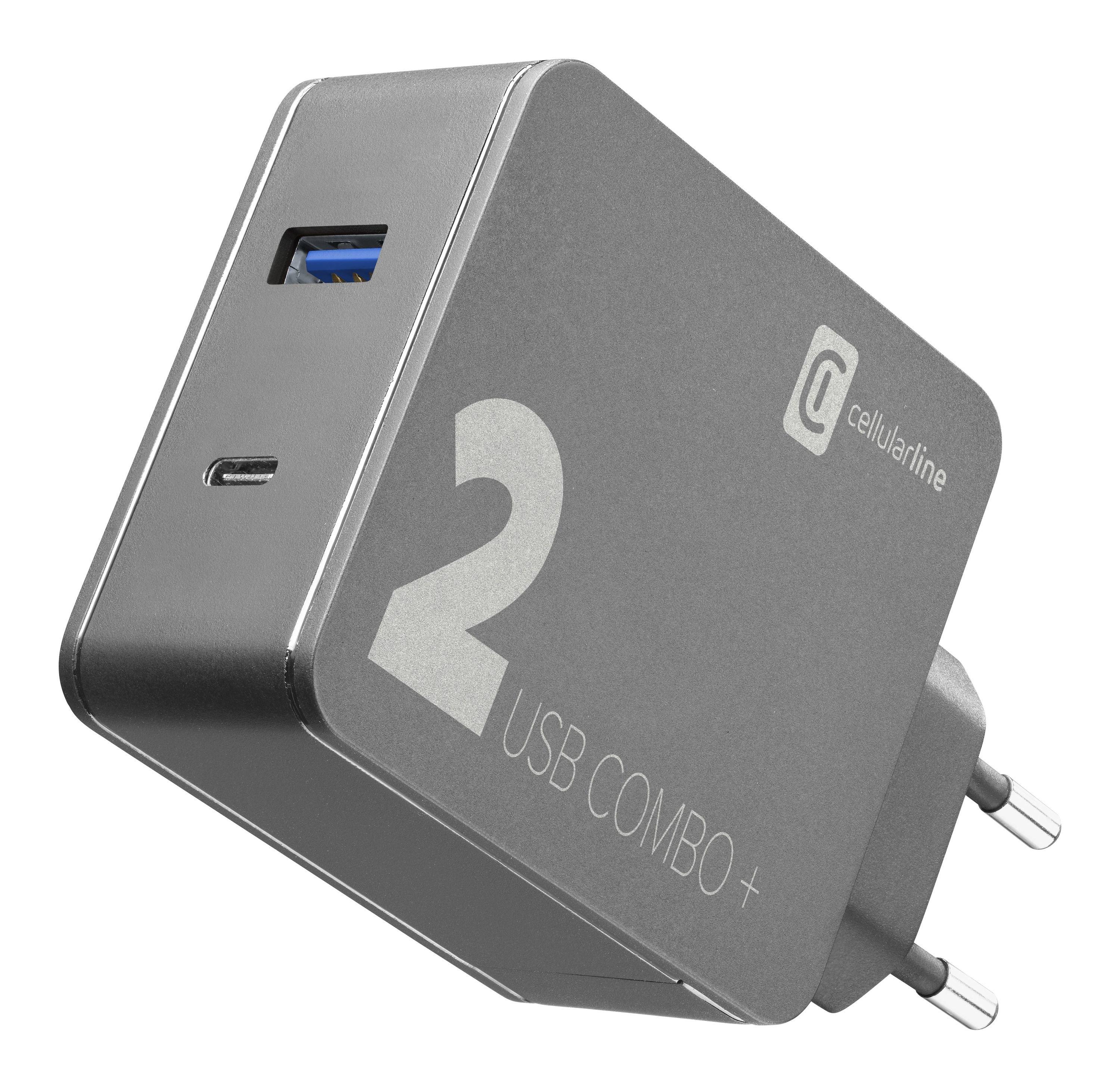Cellularline Kit chargeur USB-C 20W USB C vers chargeur Lightning