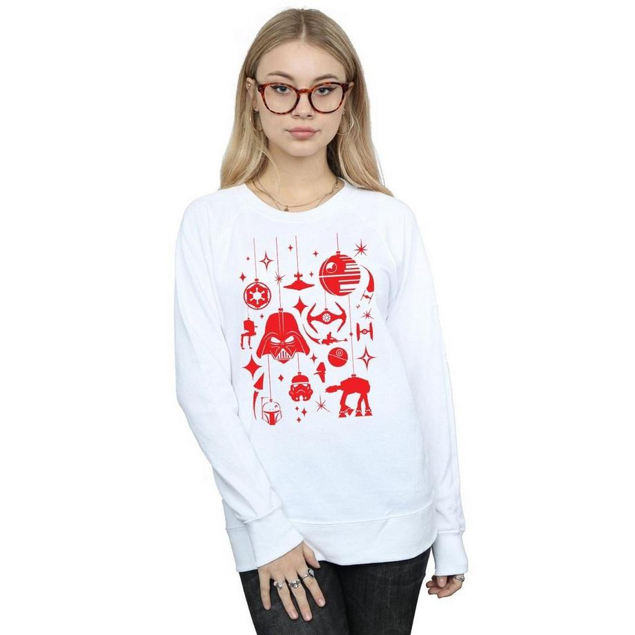 STAR WARS Star Wars Christmas Baubles Slim Fit Sweatshirt  