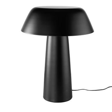 Lampada tavolo in acciaio nero