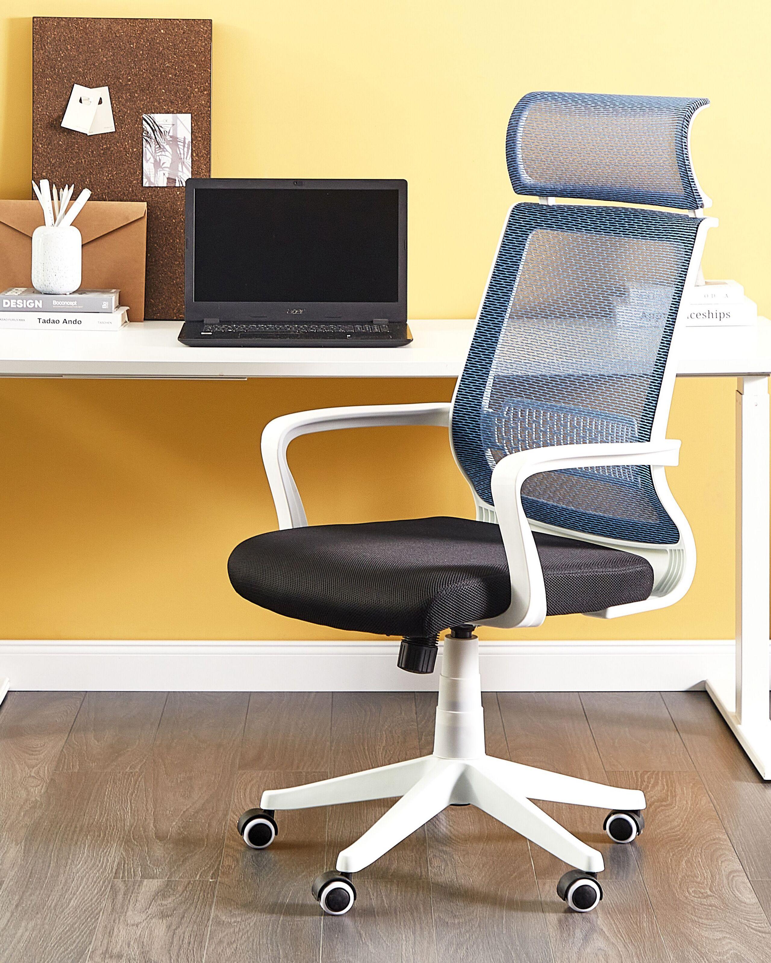 Beliani Chaise de bureau en Polyester Moderne LEADER  