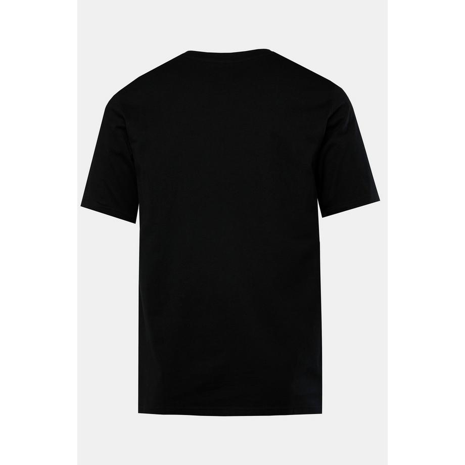 JP1880 T-shirt a mezze maniche a righe con stampa sul petto  