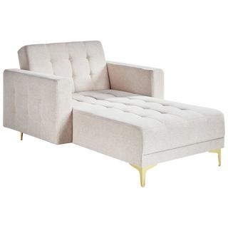 Beliani Chaiselongue aus Polyester Retro ABERDEEN  