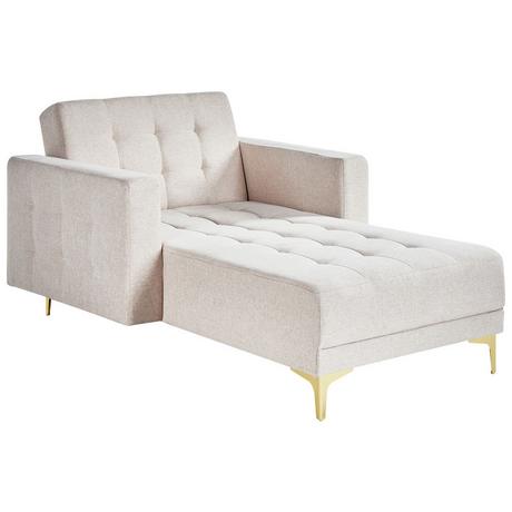 Beliani Chaiselongue aus Polyester Retro ABERDEEN  