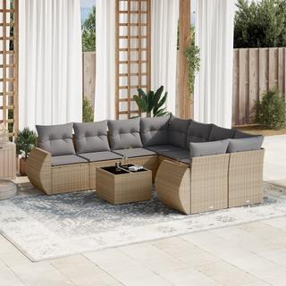 VidaXL Garten sofagarnitur poly-rattan  