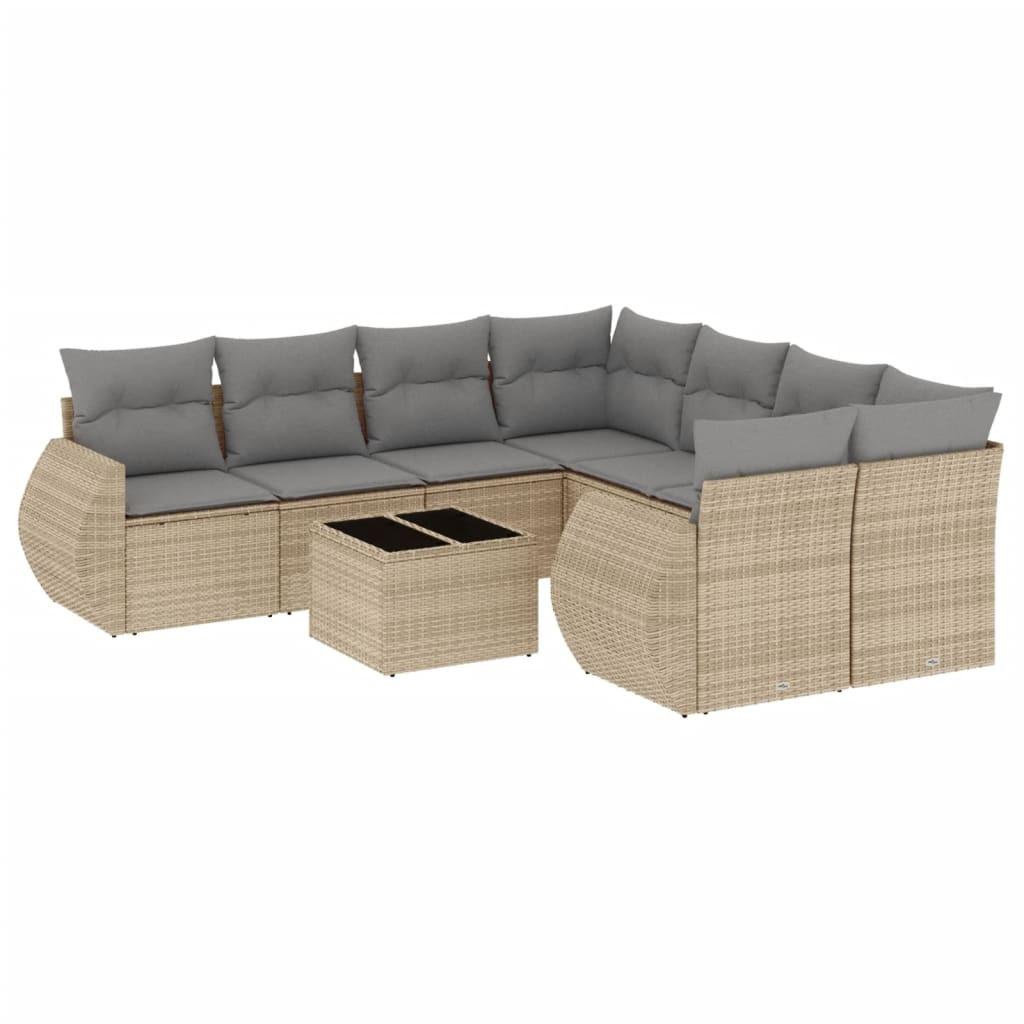 VidaXL Garten sofagarnitur poly-rattan  