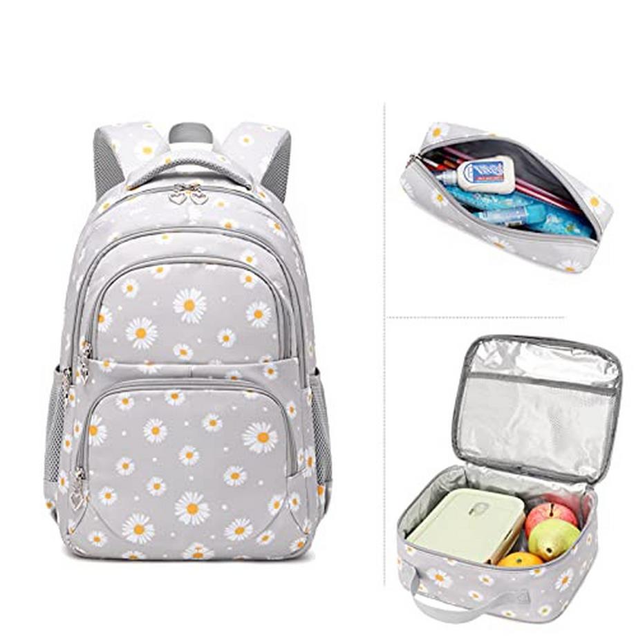 Only-bags.store  Schulranzen Schulrucksack Schulranzen Schulfreizeit mit Brotzeittasche und Federtasche 