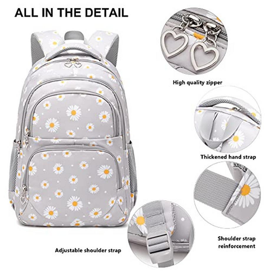 Only-bags.store  Schulranzen Schulrucksack Schulranzen Schulfreizeit mit Brotzeittasche und Federtasche 