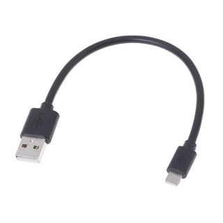 B2X  Câble USB avec Lightning 2,4A, pour iPhone et iPad, 25 cm - Noir 