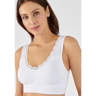 Damart  Lot de 2 brassières sans coutures. 