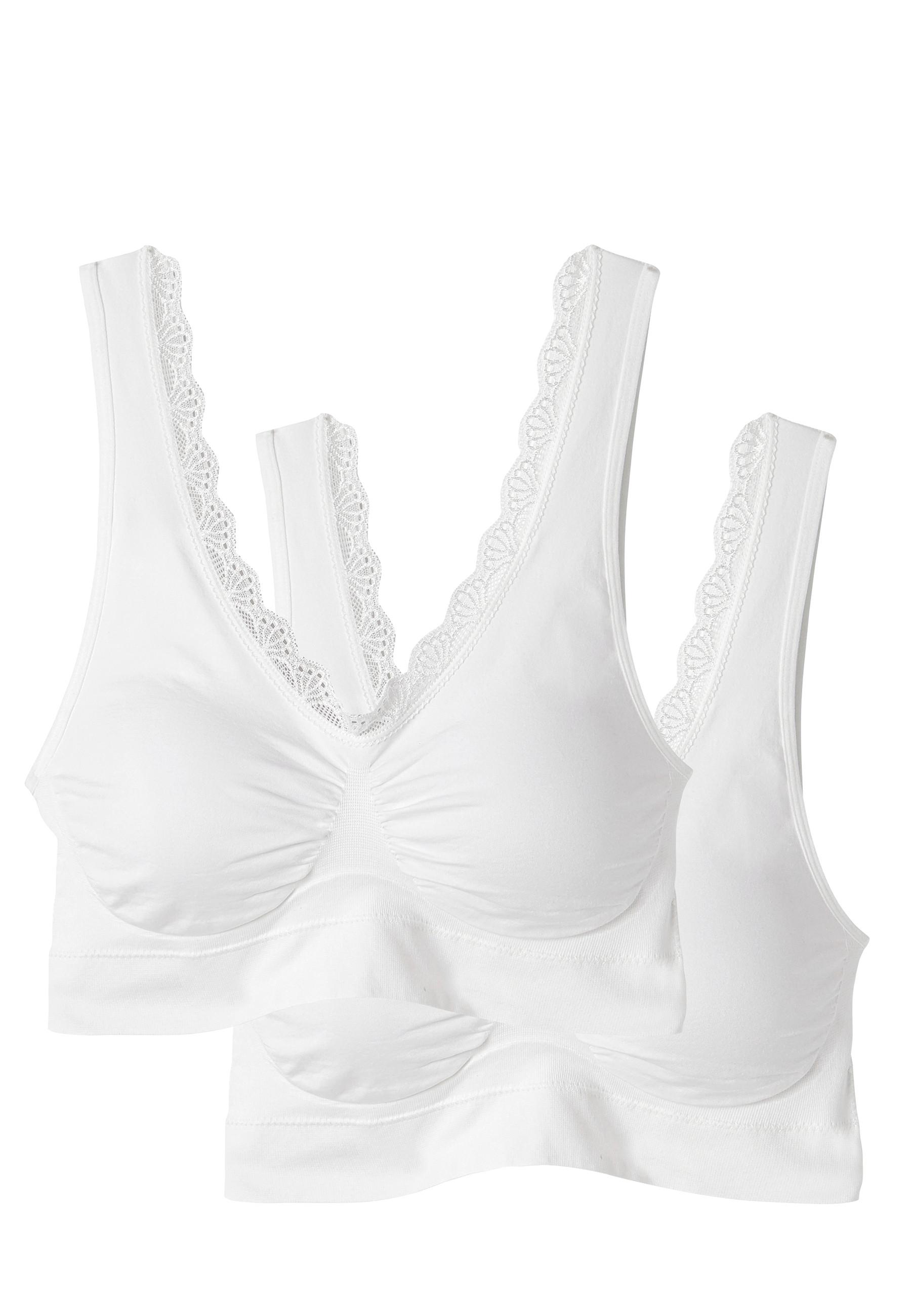 Damart  Lot de 2 brassières sans coutures. 