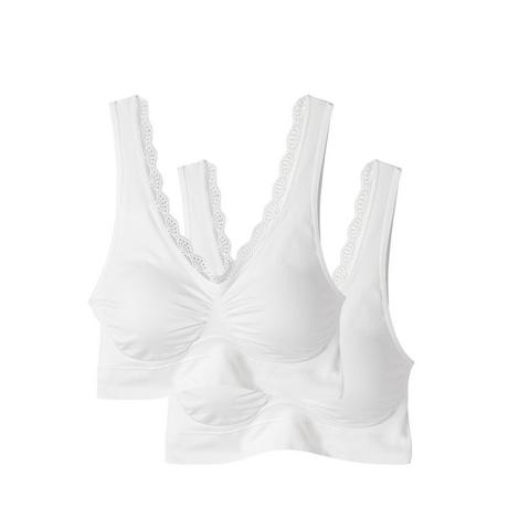 Damart  Lot de 2 brassières sans coutures. 