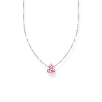 Collier Drop Rose Zirconia