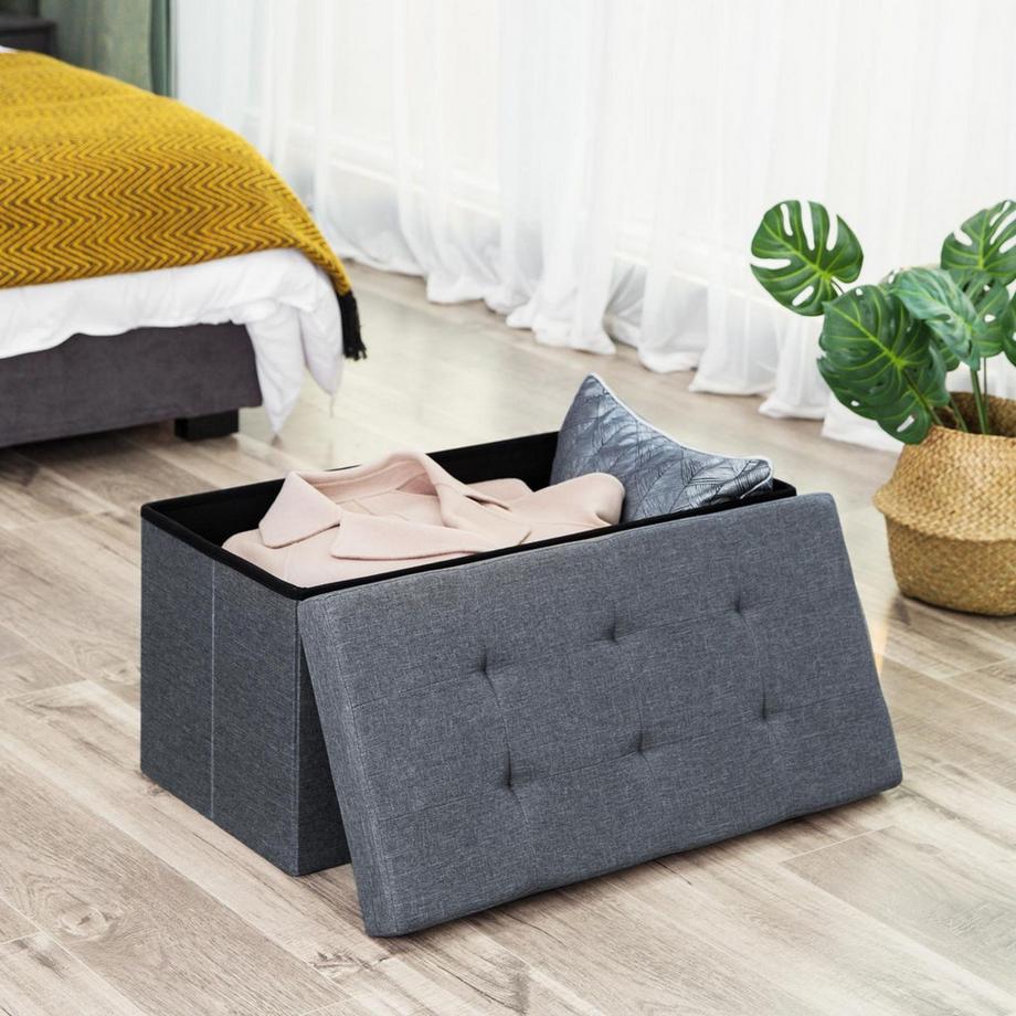 Pricenet 300 kg belastbarer, SGS-zertifizierter Aufbewahrungshocker mit MDF-Rahmen  