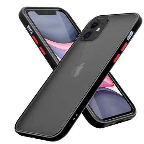 Cadorabo  Housse compatible avec Apple iPhone 11 - Coque de protection hybride avec intérieur en silicone TPU et dos en plastique mat 