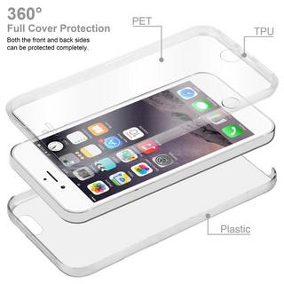 Cadorabo  Housse compatible avec Apple iPhone 6 PLUS / 6S PLUS - 360° Full Body Coque de protection - Protection frontale et dorsale, protection intégrale avec protection d'écran 