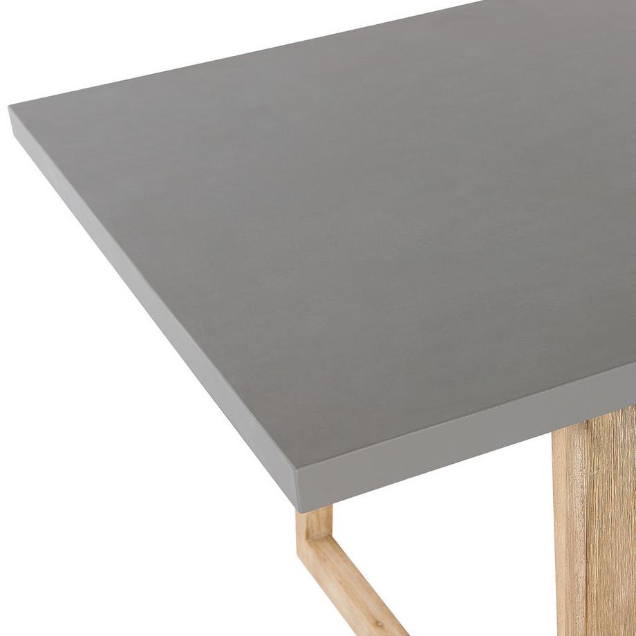 Beliani Garten-Essgruppe für 6 Personen aus Faserzement Industriell ORIA  