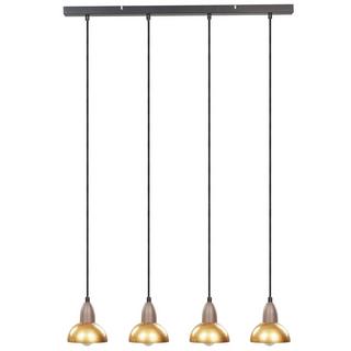 Beliani Lampe suspension en Métal Industriel CASTALY  