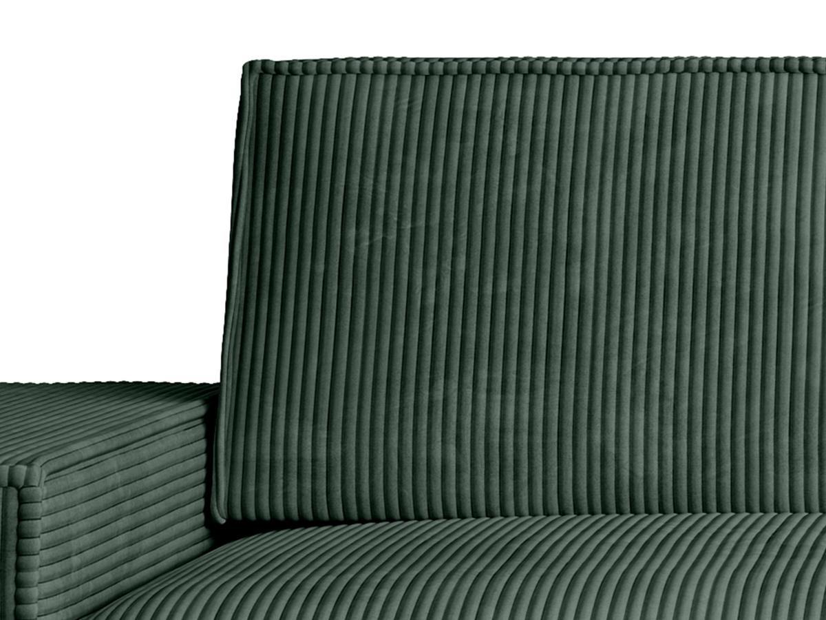 Vente-unique Sofa 3-Sitzer - Cord - Grün - AMELIA  