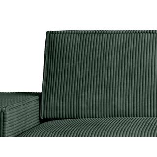 Vente-unique Sofa 3-Sitzer - Cord - Grün - AMELIA  