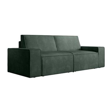 Sofa 3-Sitzer - Cord - Grün - AMELIA