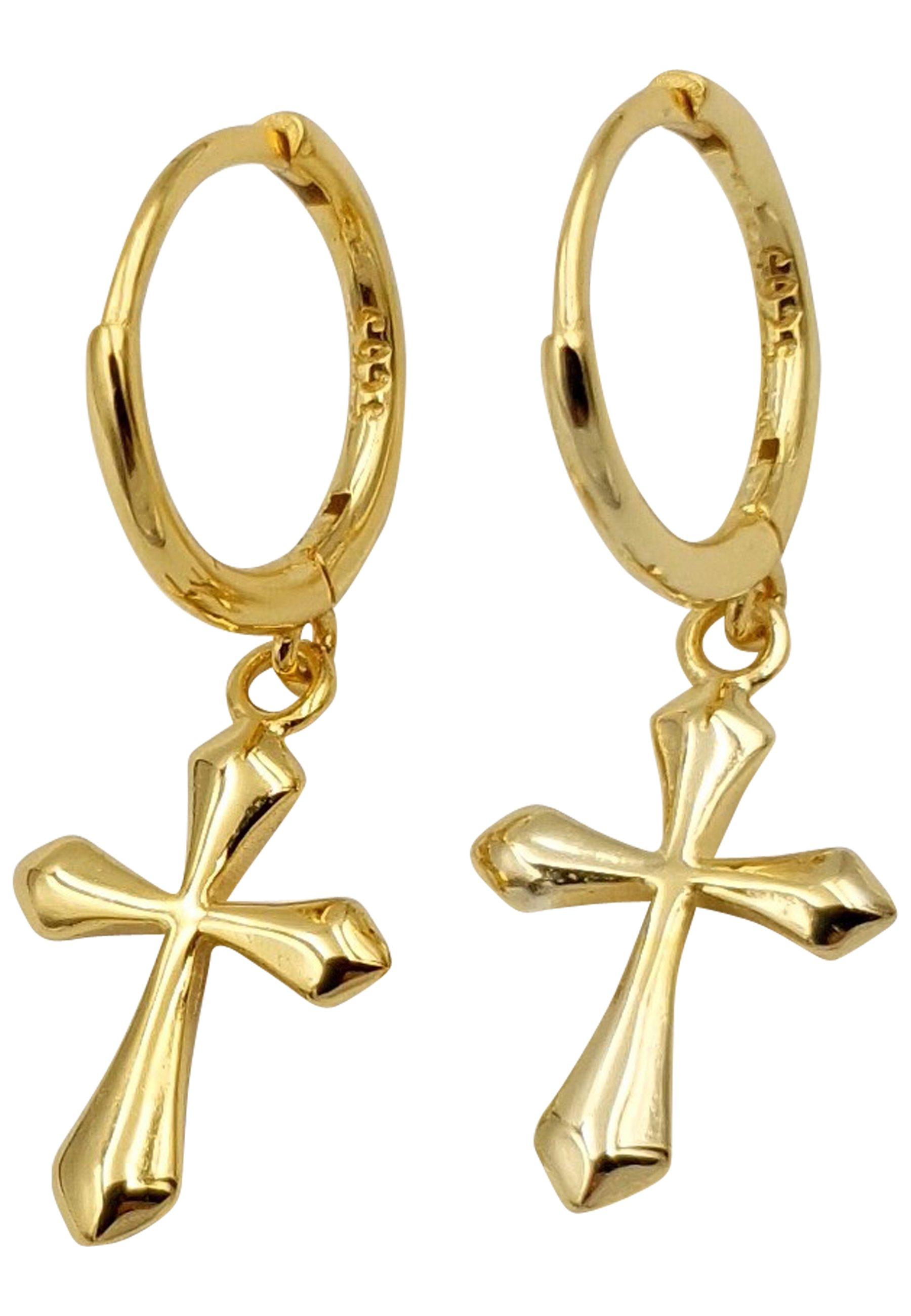 HEBE JEWELS  Boucles d'oreilles croix 