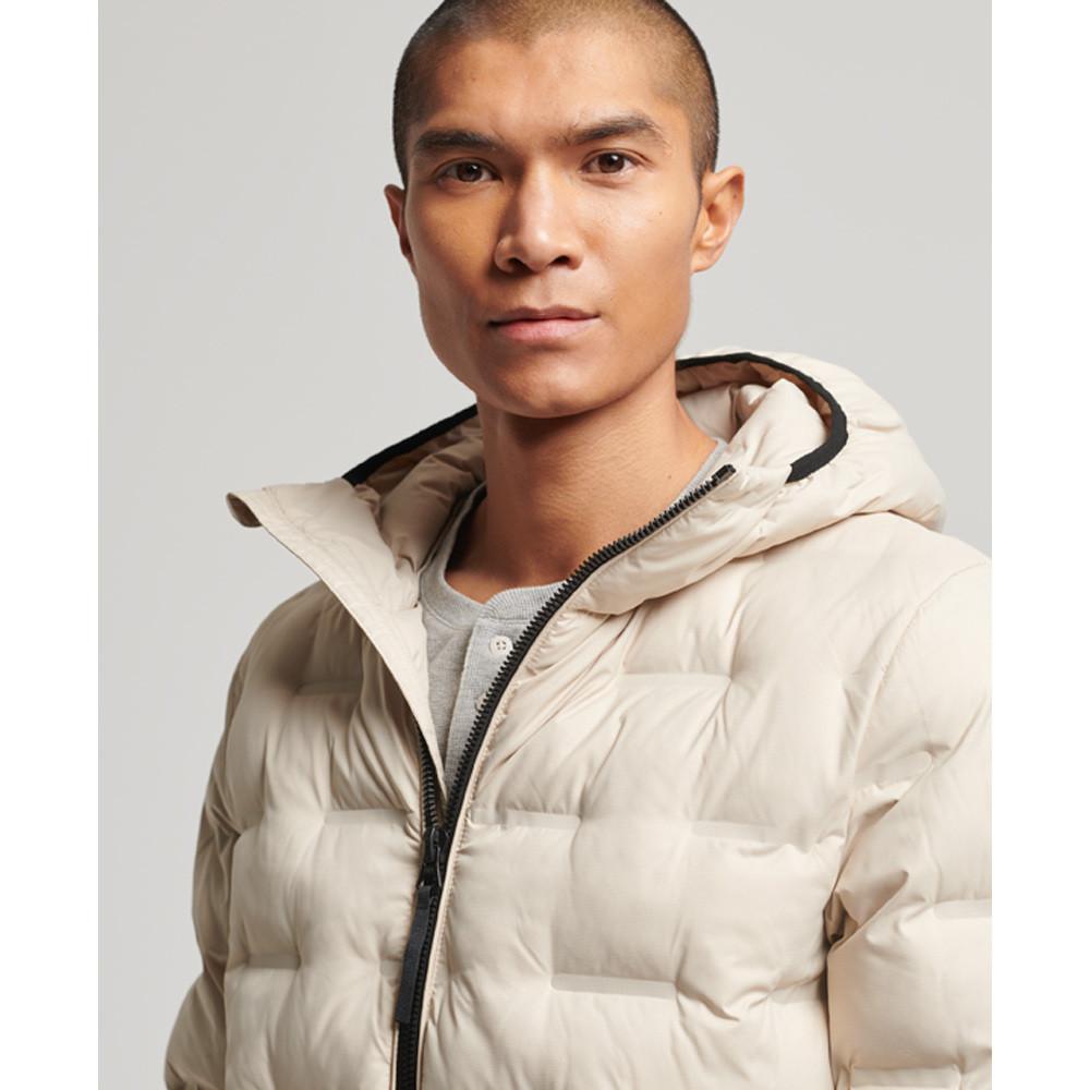 Superdry  gesteppte kurze daunenjacke 