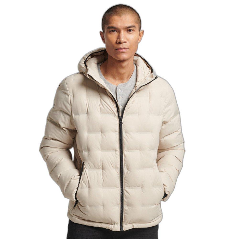 Superdry  gesteppte kurze daunenjacke 