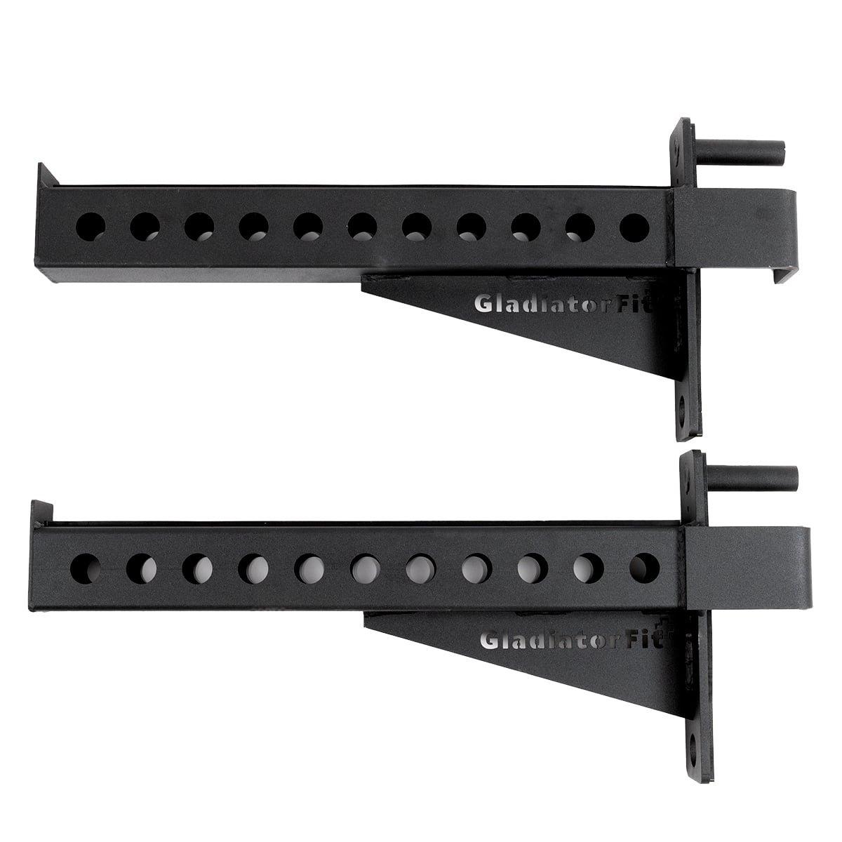 GladiatorFit  70cm "Safety Arms" Sicherheitshalterungen für GladiatorFit Racks (2er Set) 