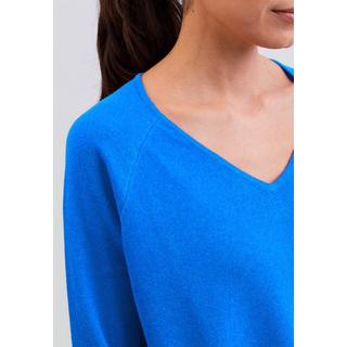 CASH-MERE.CH Pullover con spacchi laterali  