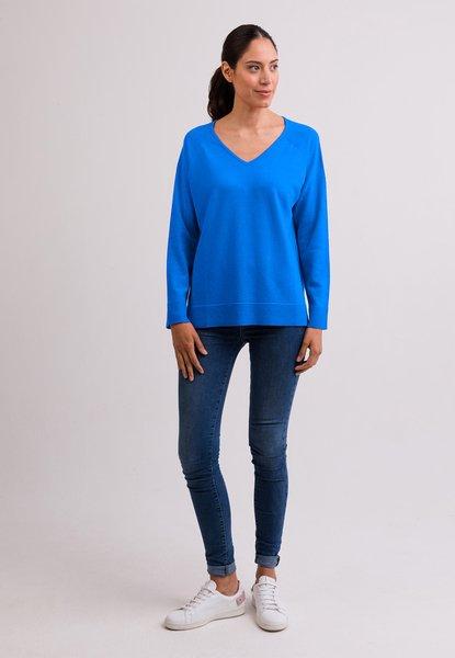 CASH-MERE.CH Pullover con spacchi laterali  