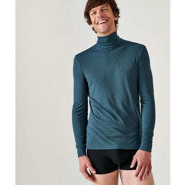 Rollkragen-Unterziehpullover mit Thermolactyl.