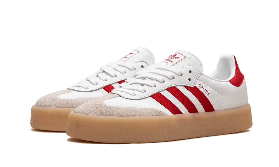 adidas  Sambae White Better Scarlet Gum 