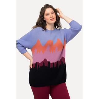 Ulla Popken  Pullover, Berge, Rundhals, Langarm 