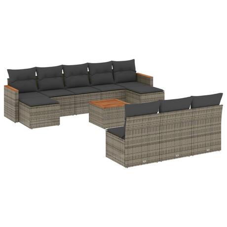 VidaXL Garten sofagarnitur poly-rattan  