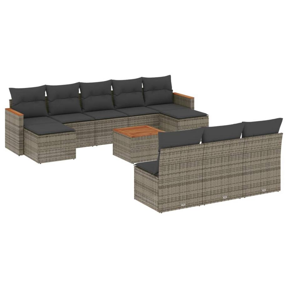 Garten sofagarnitur poly-rattan