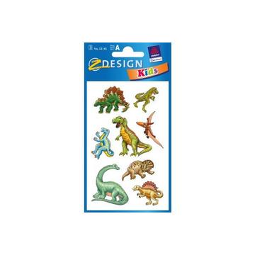 Z-DESIGN Sticker Kids 53145 Dinosaurier 3 Stück