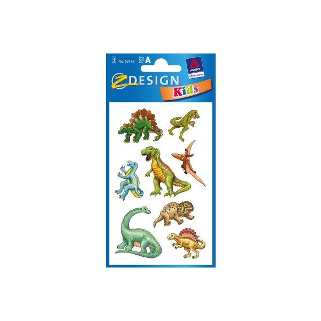 Z-DESIGN -  Sticker Kids 53145 Dinosaurier 3 Stück, Stück