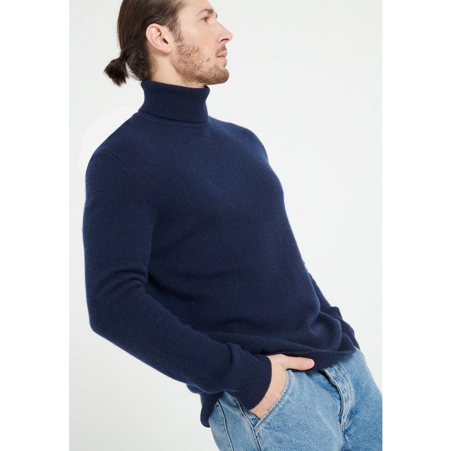 Studio Cashmere8 LUKE 15 Pull col roulé 4 fils Cachemire  